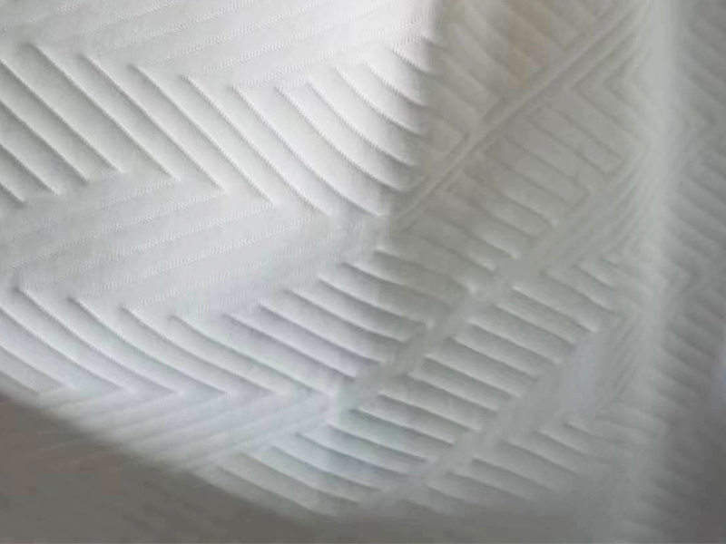 Polyester mattress fabric