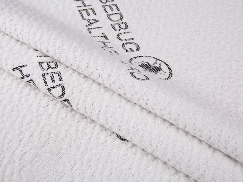 Antibedbug polyester mattress fabric