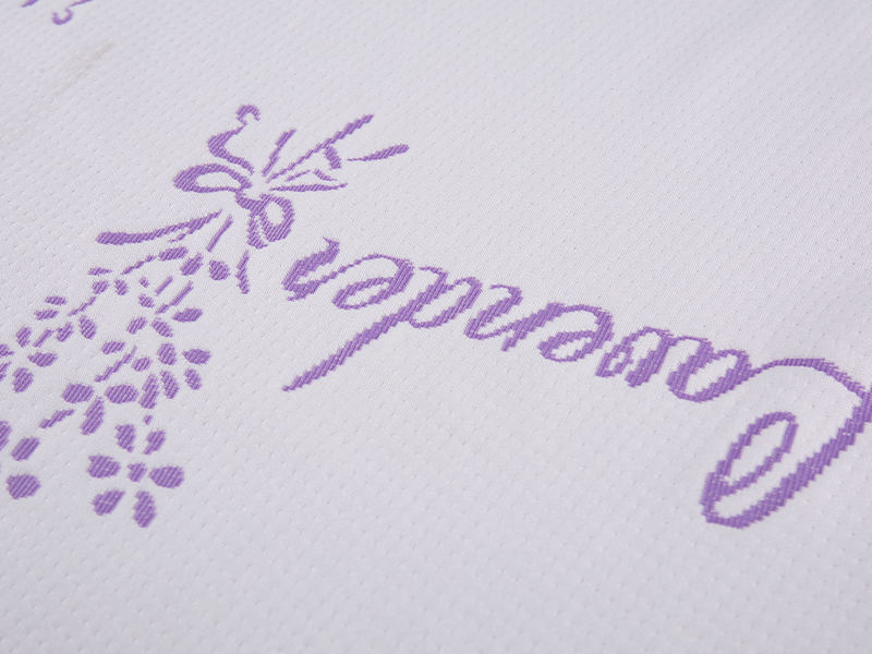 Lavender polyester fabric