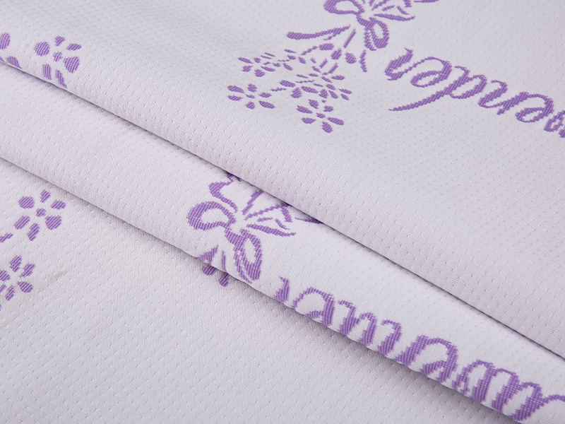 Lavender polyester fabric