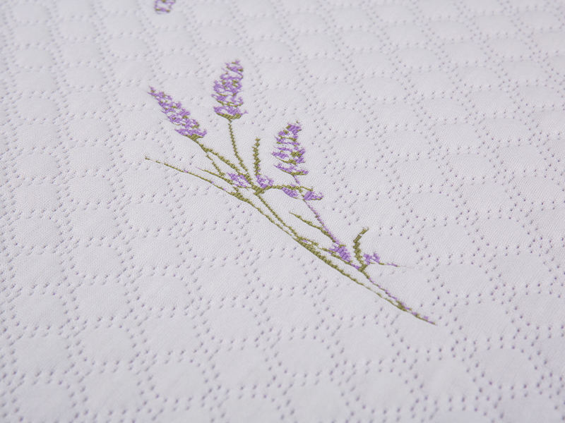 Lavender polyester fabric