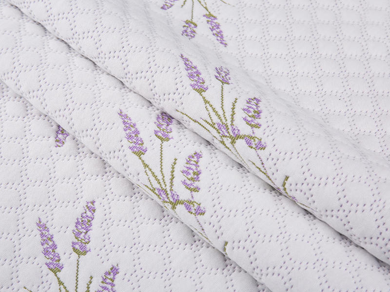 Lavender polyester fabric