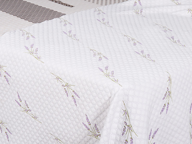 Lavender polyester fabric