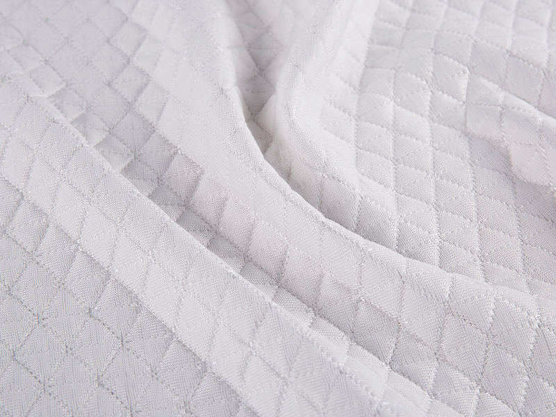 Plain polyester mattress fabric