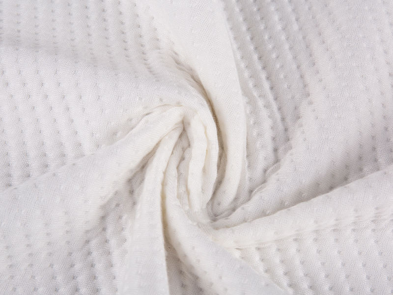 Plain polyester mattress fabric