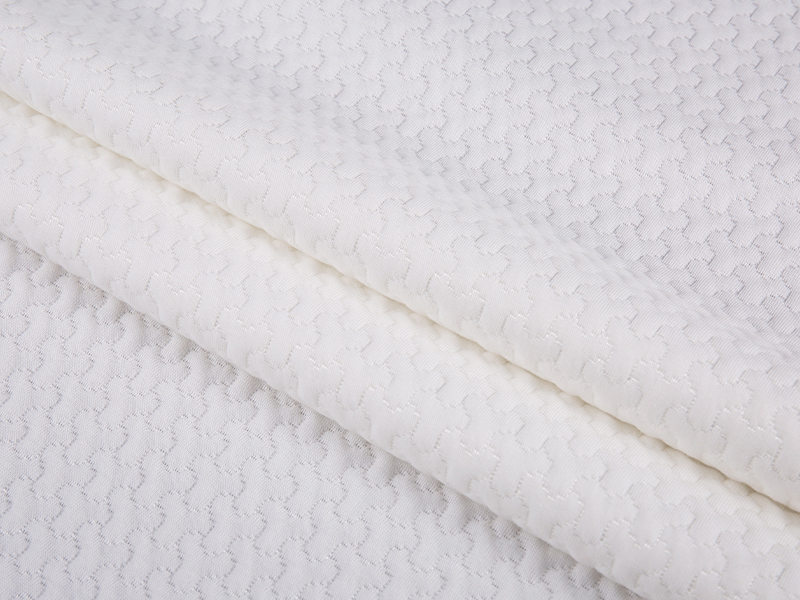 Plain polyester mattress fabric